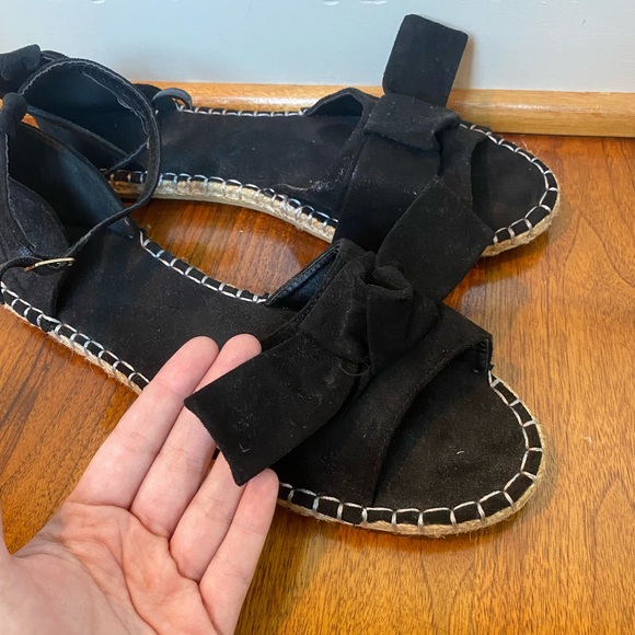 Black Bow Espadrilles - Picture 2 of 4